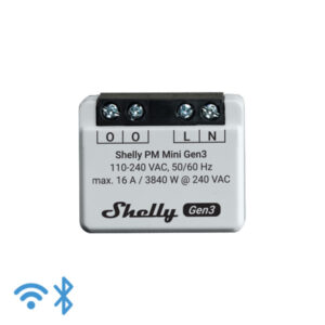 Mini Relè SMART WiFi/Bt 1 Canale con Misuratore Consumi